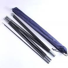 2 st tältstång diameter 7mm glasfiber camping tältstång 7mm tält stödstång utomhus camping tak markis ramar tillbehör