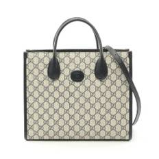 Gucci Vintage, Pre-owned, Dame, Beige, ONE SIZE, Uld, Pre-owned Canvas totes