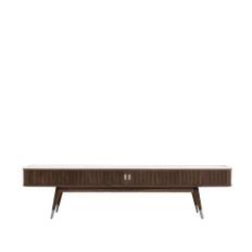 Naver Collection AK 2720 tv skåp valnöt olja, point träben, corian top,