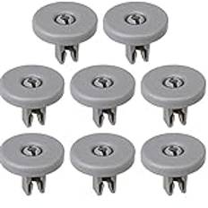 CABLEPELADO Hjul för bottenkorg i diskmaskin | Diskmaskinshjul | Diskmaskin bottenkorg | Diameter 40 mm | Förpackning med 8 hjul | Kompatibel med Zanussi, AEG, Electrolux