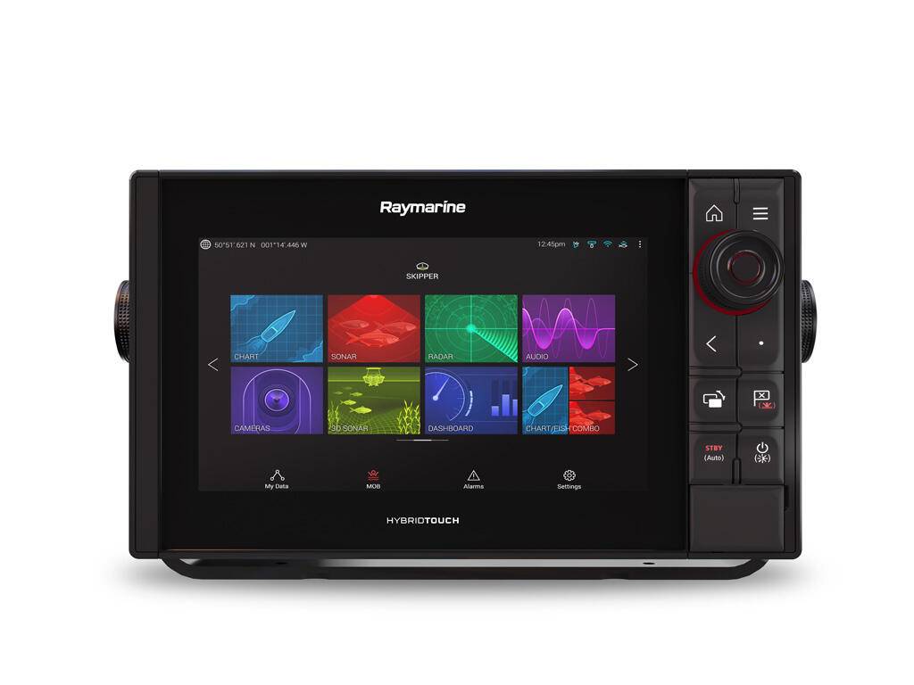 AXIOM 9" Pro-S-RVX Kortplotter HybridTouch Multifunktions Display - VÆLG VARIANT! - Med integreret High CHIRP Konisk Sonar til CPT-S