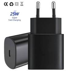 20W hurtigopladningsadapter til Samsung USB-C vægoplader - black