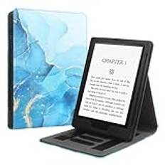 QISUO Stötsäkert fodral med handbälte för Kindle PKindle 11:e 2022 släppt 15 cm C2V2L3 Ebook smart fodral (A5)