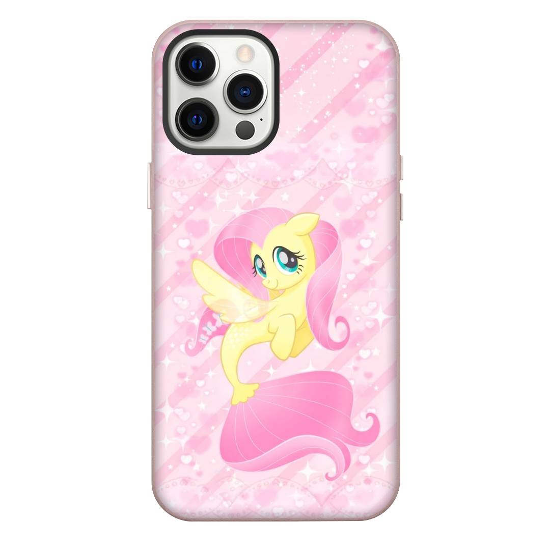 My Little Pony Fluttershy Phone Case For iPhone Samsung Galaxy Pixel OnePlus Vivo Xiaomi Asus Sony Motorola Nokia - Fluttershy Mermaid Form Portrait.