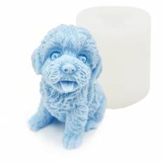 Silikonform Ljusformar - Hund - H: 6,6 cm