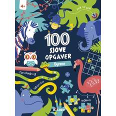 Opgavebog – 100 sjove opgaver: Dyrene – fra 4 år