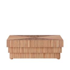 Dusty Deco - Mikado Coffee Table Rectangular - Sofaborde - Edin & Lina Kjellvertz - Brun - Naturmateriale