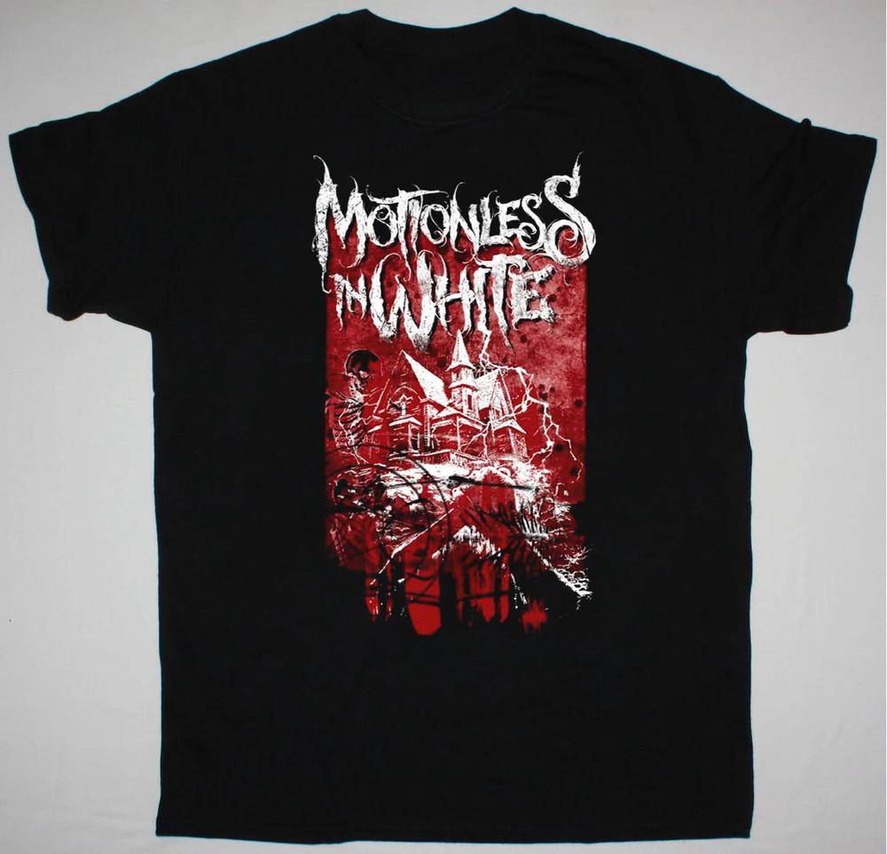 Motionless in White Present till Familjen Svart T-shirt Bomull S-5XL Unisex T-shirt cm brown