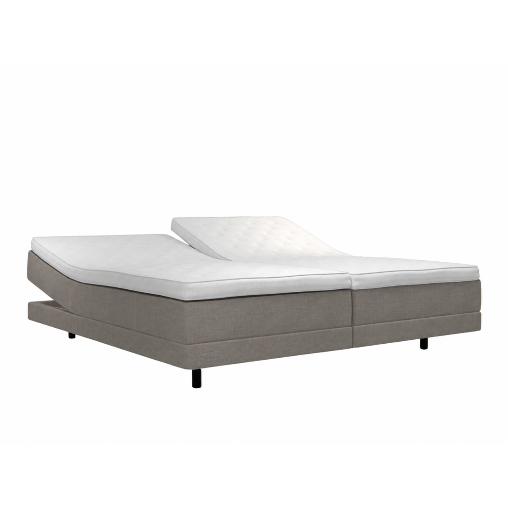Jensen senge - Prestige Lean elevationsseng m/topmadras inkl. sengeben - B180 x L200 cm / Prestige 399 Cloud / Sleep III