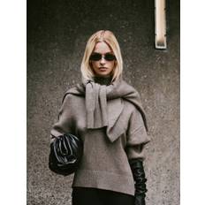 Because Of Alice Relaxed High Neck Cashmere Blend JumperM