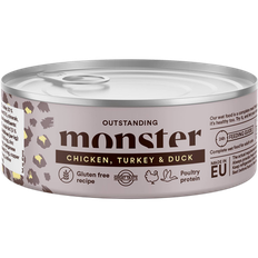 Monster Pet Food Cat Adult Multi Chicken/Turkey/Duck Burk 100 g x 12