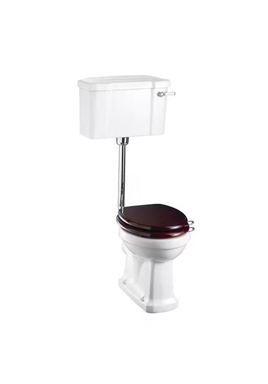 Toalett Burlington Rimless med Bred Cistern: Ek