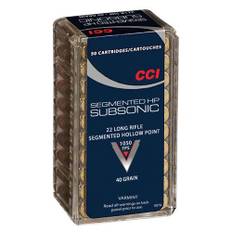 CCI .22 LR Segmented Subsonic HP 40g