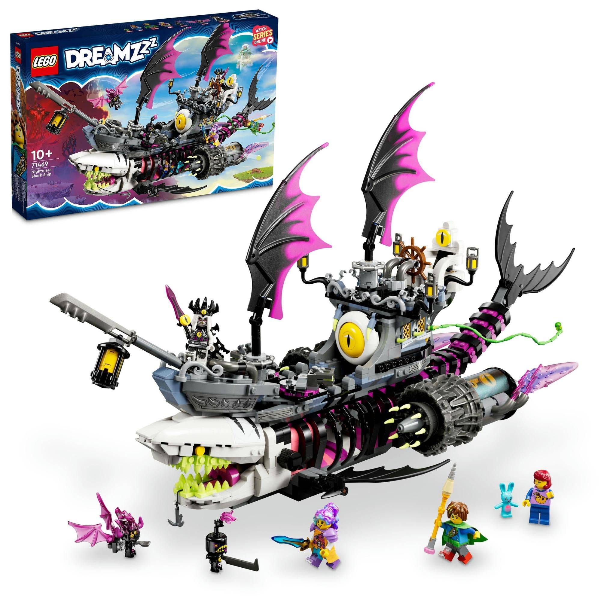 LEGO Dreams Nightmare Shark Toy Present Birthday Block Christmas Boys Girls Children 10 Years Old 11 Years Old 12 Years Old Elementary School Pretend