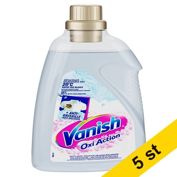 Fläckborttagningsgel 1,5L | Vanish Oxi Action Booster Gel Whitening | 5st