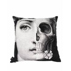 Fornasetti - Lina Cavalieri kudde - unisex - Tyg/bomull/polyester - one size - Vit