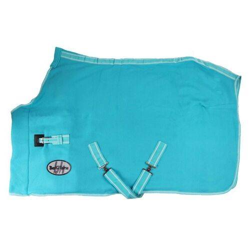 Fleece dækken til pony - Turkis, 95cm