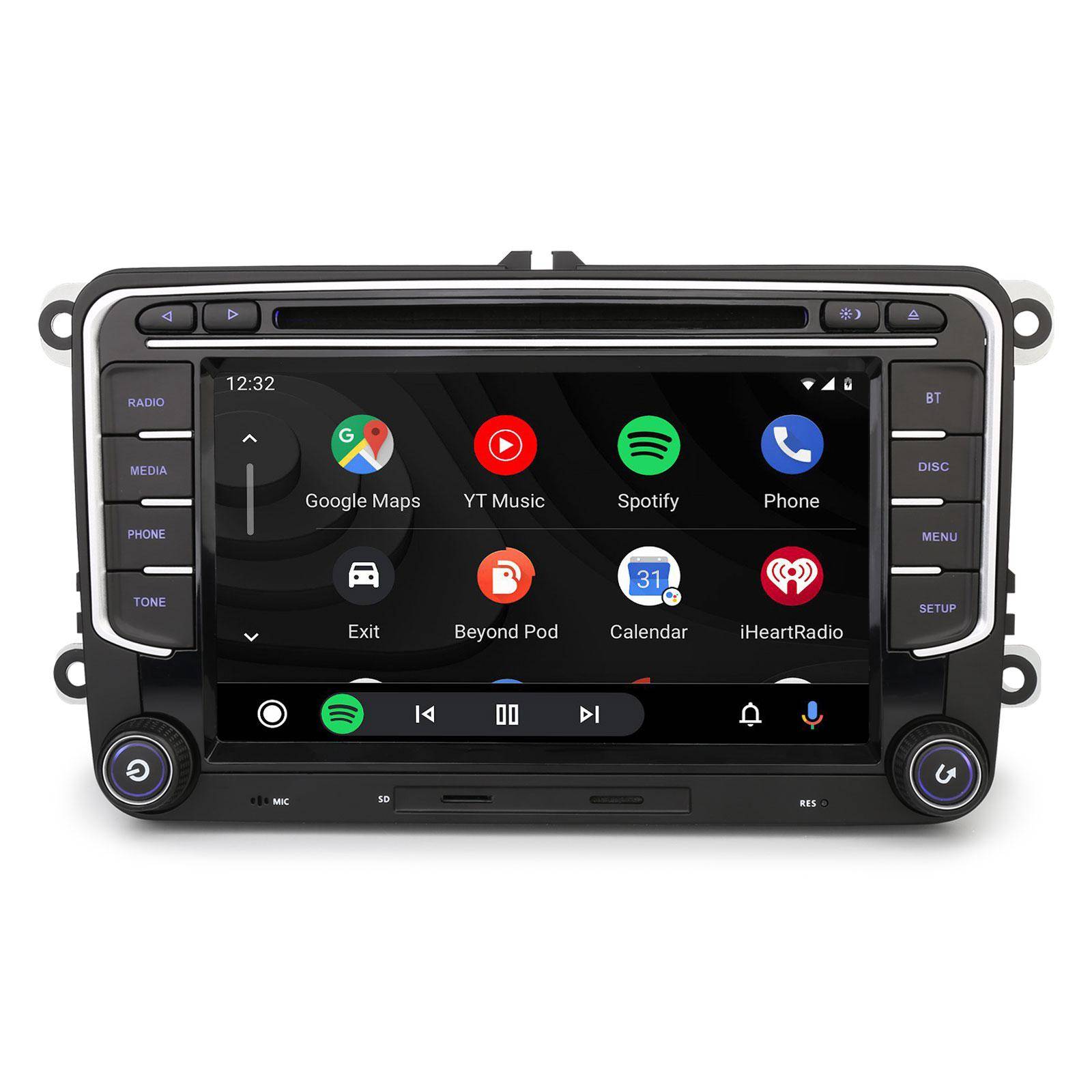 EU Erisin ES635 7  Linux Bilstereo Trådlös CarPlay Android Auto DAB+ 16-bands DSP Snabbstart för VW Golf Passat Tiguan Bilradio