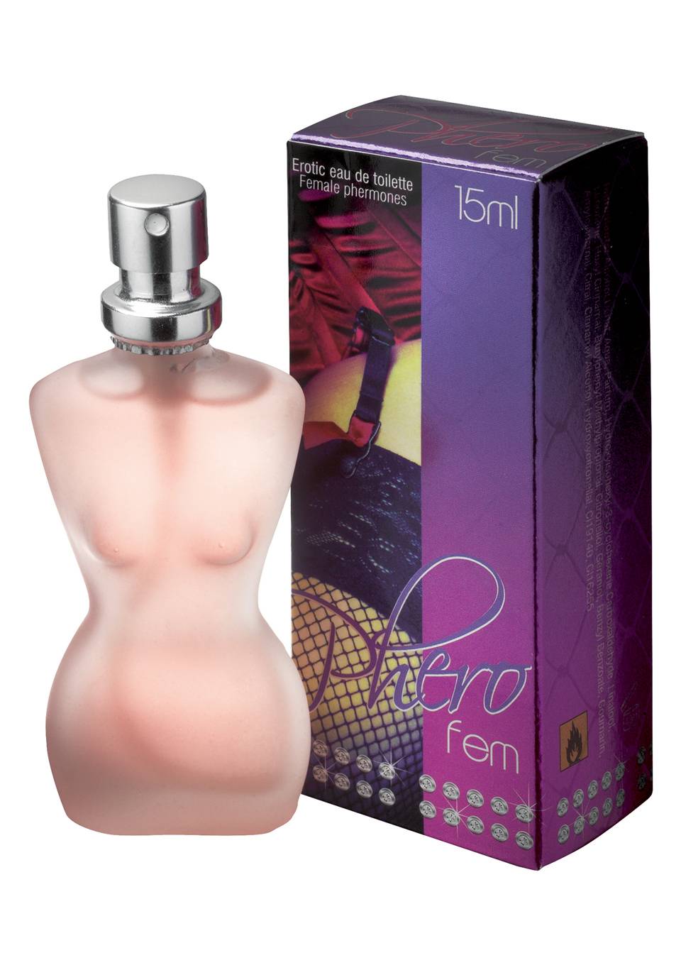 Pherofem Eau De Parfum 15ml, kvinnliga feromoner