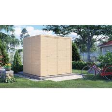Förråd BERTILO Cubico 3 Fineline 207x202cm natur