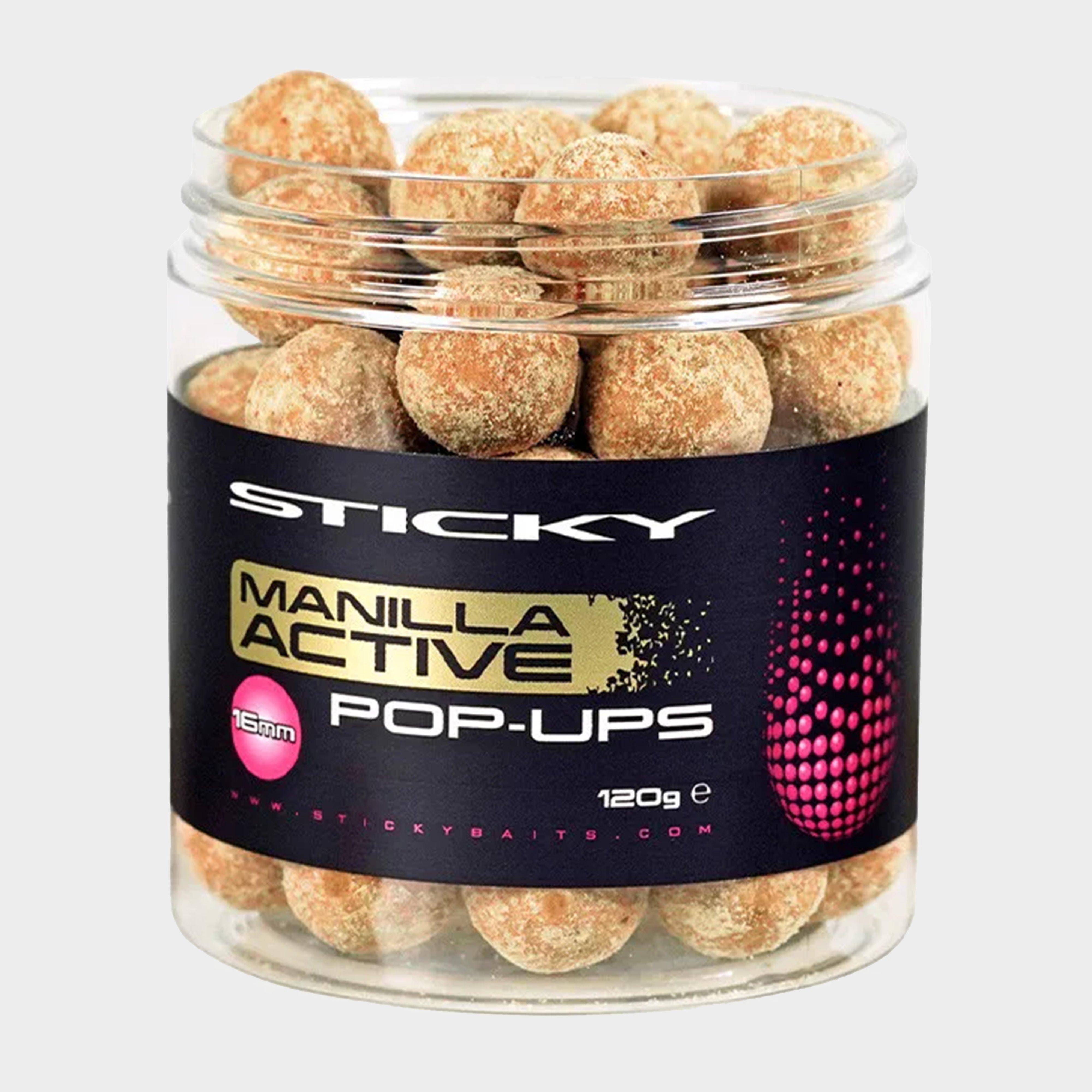 Sticky Baits Manilla Active Pop-Ups 16mm, Yellow