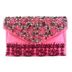 Valentino Vintage, Pre-owned, Dame, Lyserød, ONE SIZE, Satin, Pre-owned Satin clutches - ONE Size