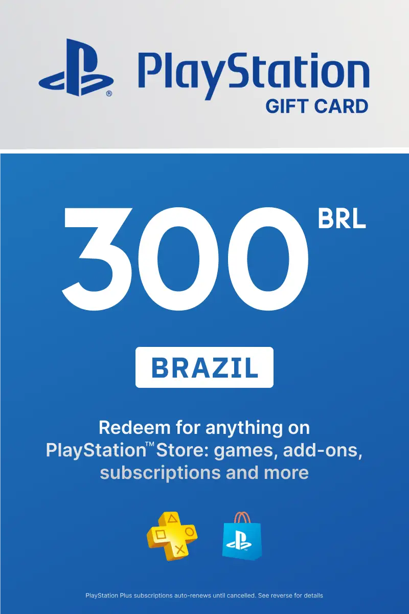 PlayStation Network Card 300 BRL (BR) PSN Key Brazil