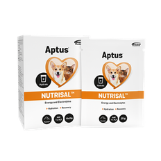 Aptus Nutrisal. Energi - elektrolyttilskud til hund og kat 10 x 25 g.