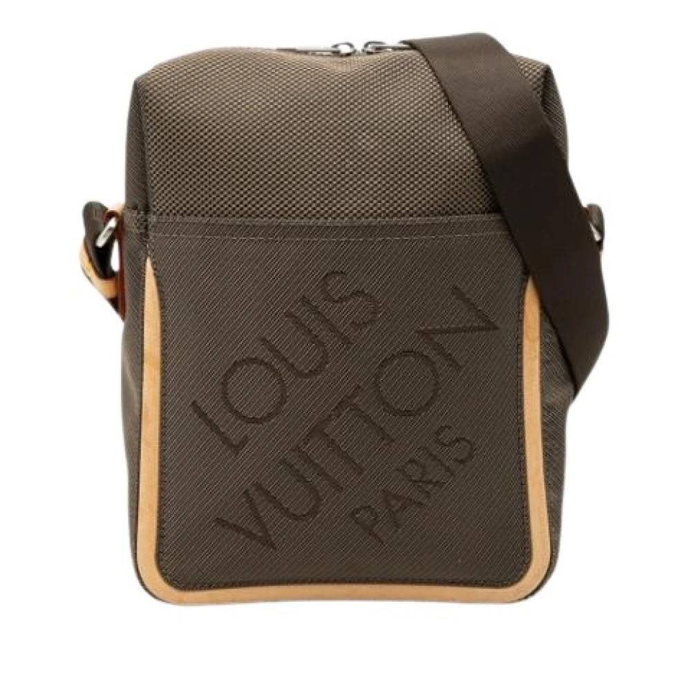 Louis Vuitton Vintage Pre-owned Citadin Skuldertaske - Vintage - Dame - Brun - ONE SIZE - Uld