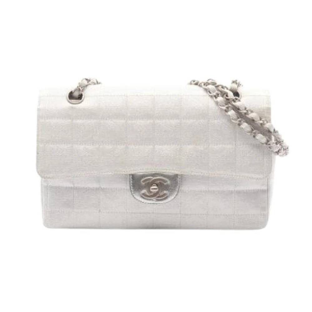 Chanel Vintage Pre-owned New Travel Line Skuldertaske - Vintage - Dame - Grå - ONE SIZE - Uld