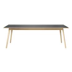 C35C Dining Table - Oak/Lino/Nature/Black
