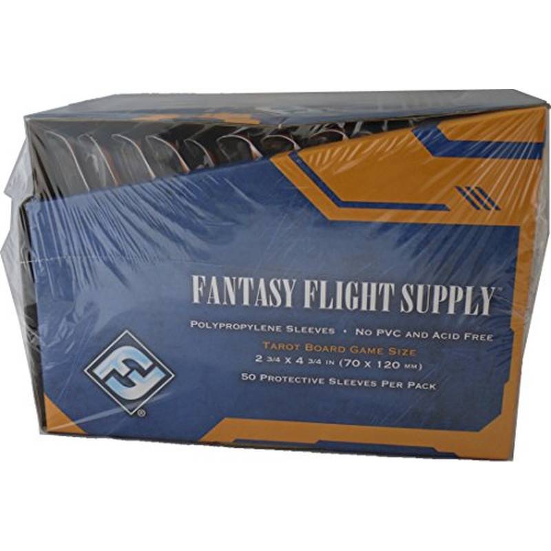 500 Fantasy Flight Games Tarot Size Board Game Sleeves - 10 Packs +...