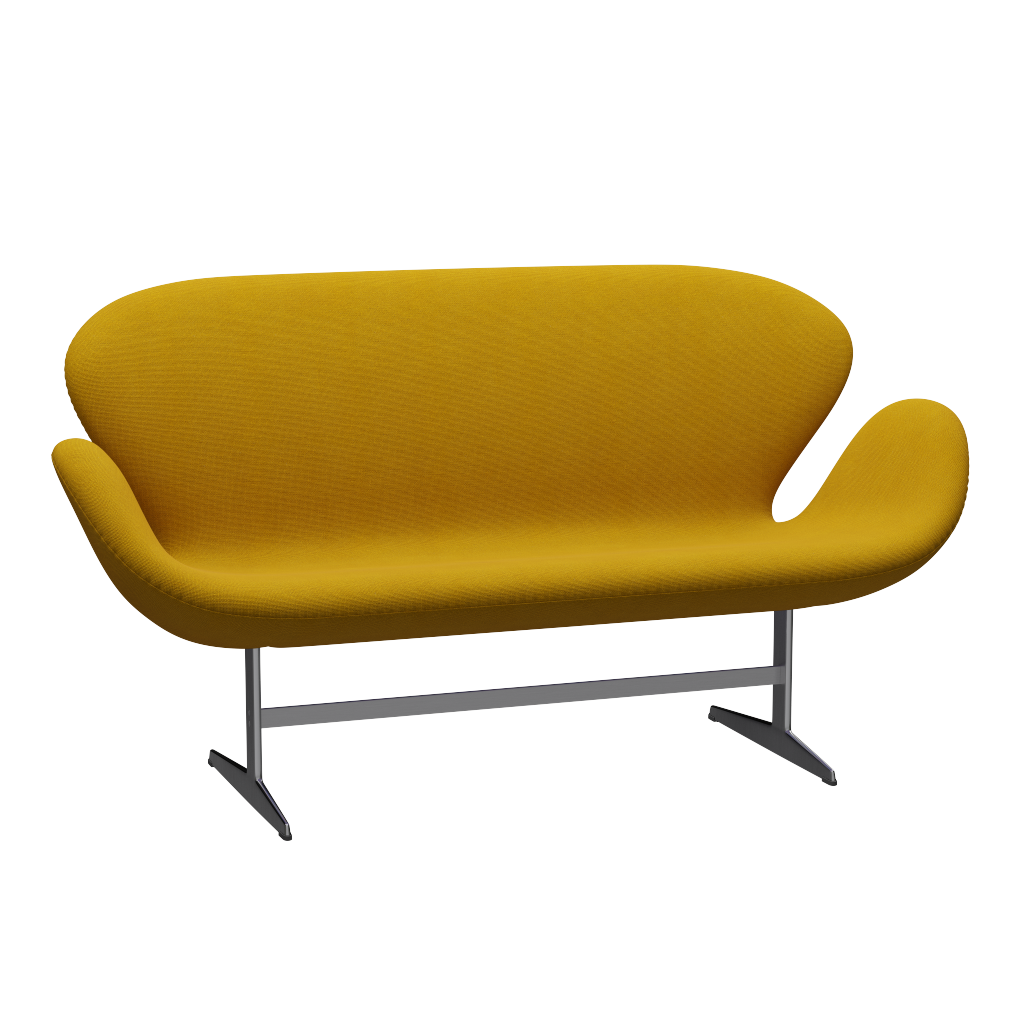 3321 Svanesofa af Arne Jacobsen Hallingdal - 457 Mustard - Jacobsen Plus
