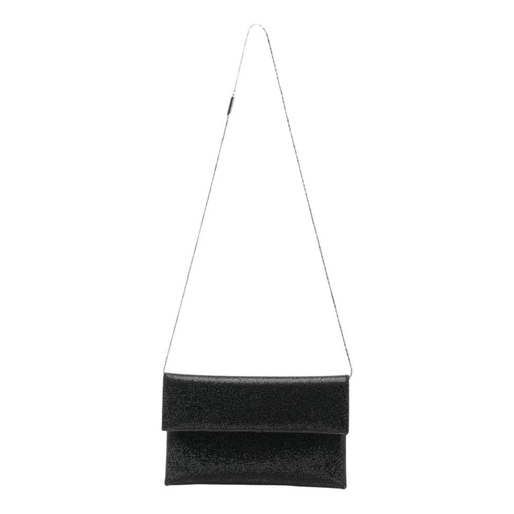 Twentyfourhaitch Kasira Clutch - Tasker - Dame - Sort - ONE SIZE - Uld
