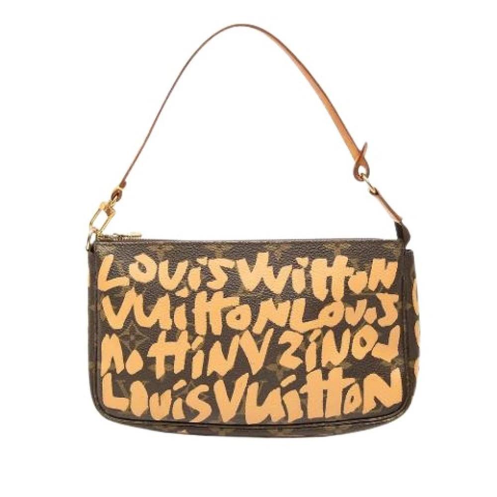 Louis Vuitton Vintage Pre-owned Pochette Accessoires - Vintage - Dame - Brun - ONE SIZE - Uld