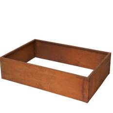 Lauvring Torino plantekasse - 120x80x30 - rust cortenstål