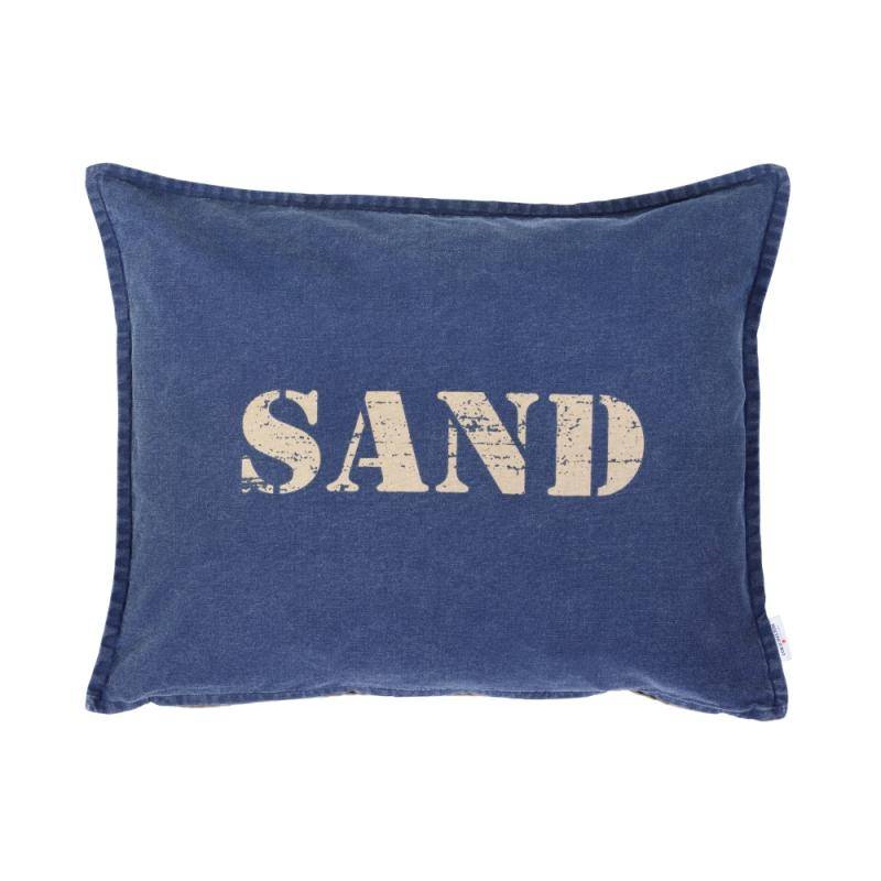 Kuddfodral Lord Nelson Victory Saltsand Marinblå 50x60cm