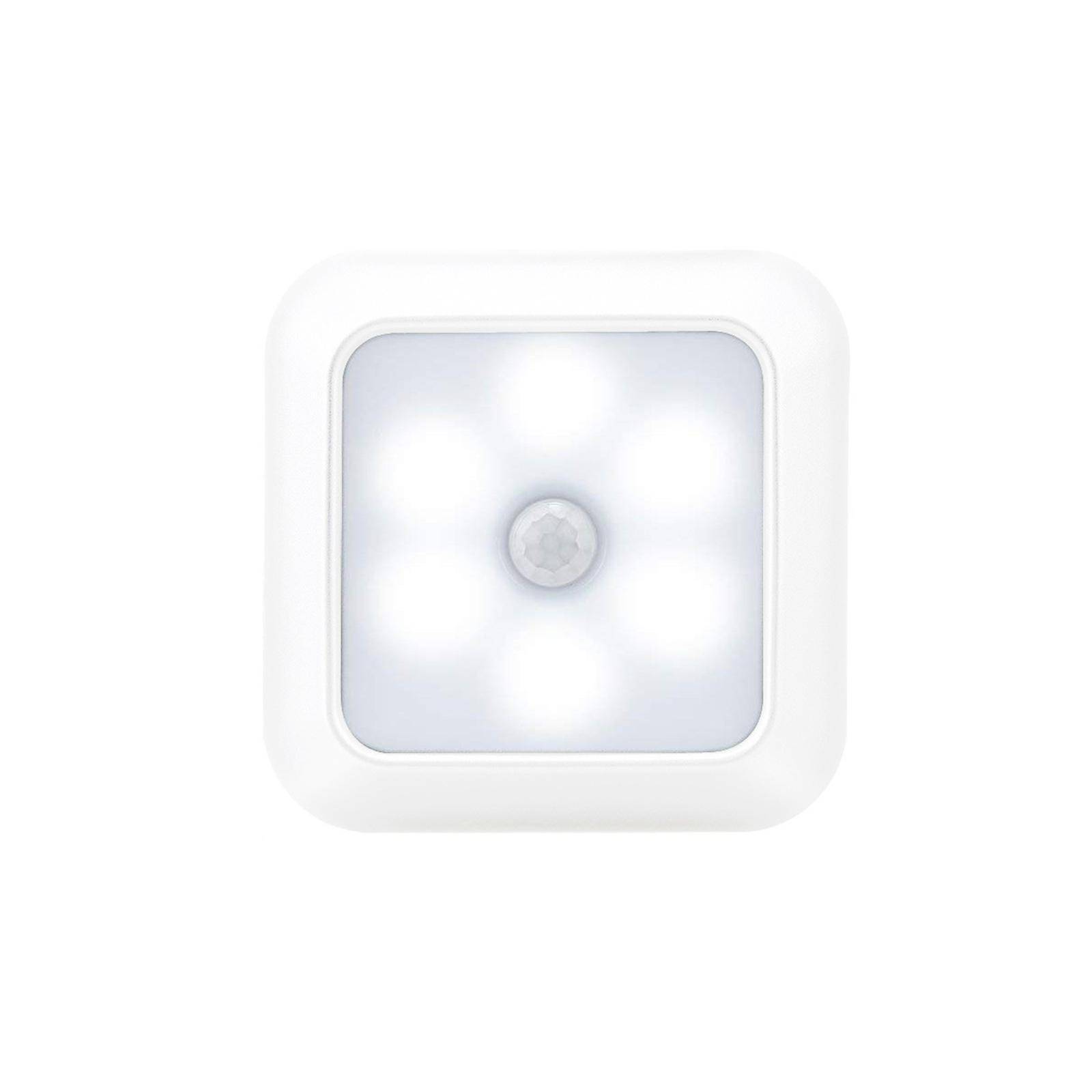 Rörelsesensor Nattlampa Garderob Skåp Sensorlampa Magnetisk Gånglampa Kroppssensor Hall Cold Light vit