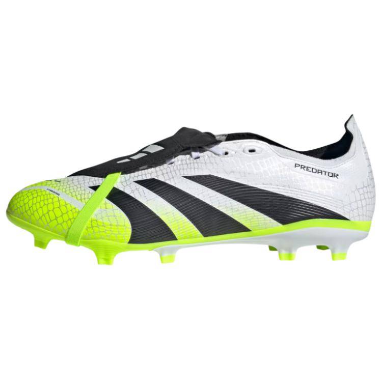 adidas Predator League Foldover Tongue FG MG Cloud White Lucid Lemon Unisex Sneakers Core-Black JI1111 47⅓