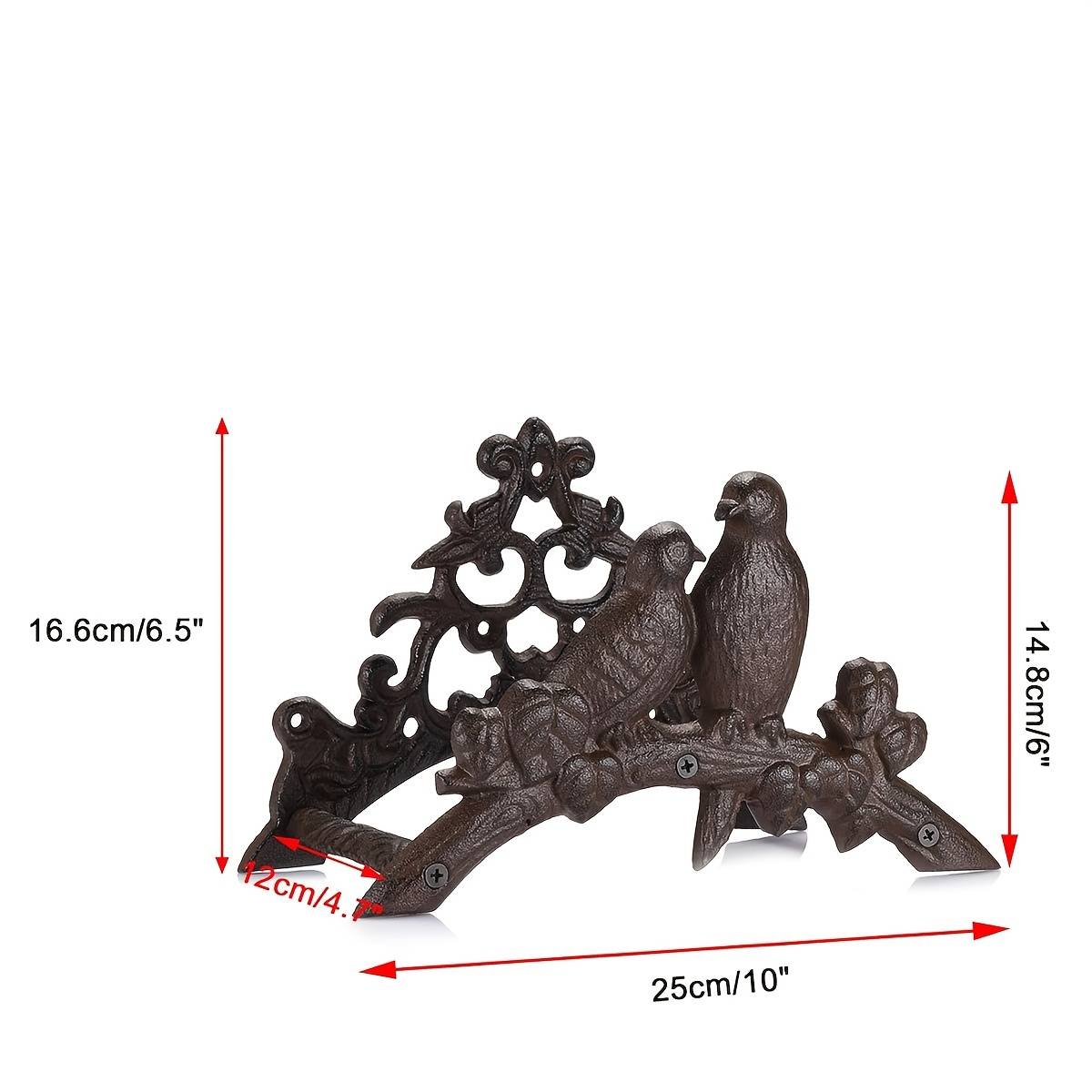 Garden Hose Holder Cast Iron Heavy-duty Water Pipe Hook, Exterior Wall Mount, Decorative Bracket/storage Rack/holder, , Supports Up To 50/75/100 Feet (hose Holder - 2 Pack)