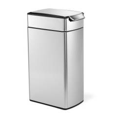 Simplehuman affaldsspand, 40 liter, touch, børstet stål