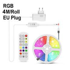 Bluetooth LED Strip Set 5050 RGB Lampa Smart LED Strips Bakgrundsbelysning LED-ljus Hembelysning med EU-kontakt 4M