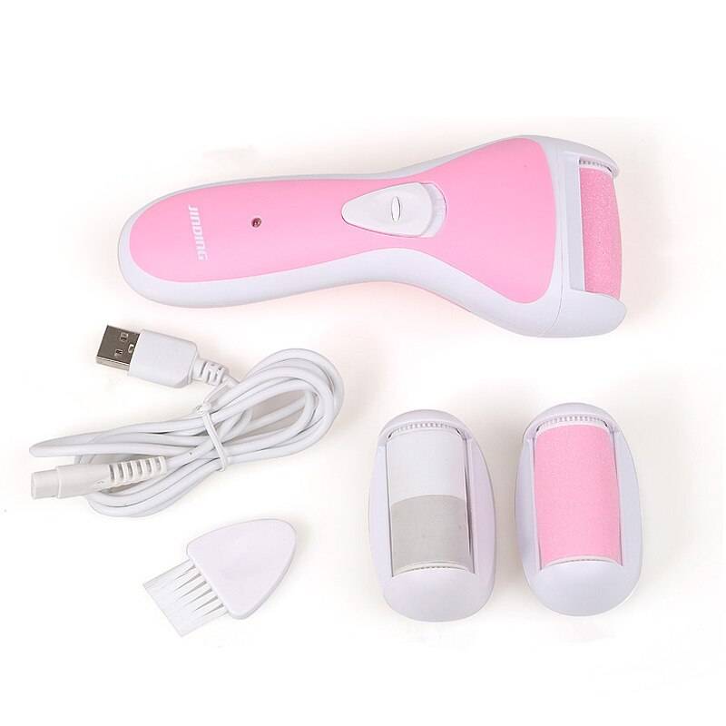 JInDING Elektronisk Fotfil - Rosa utan låda