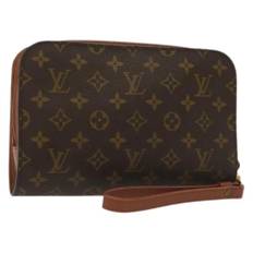 Louis Vuitton Vintage, Vintage , Dame, Brun, ONE SIZE, Tyl, Pre-owned Canvas clutches
