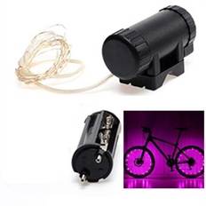 LEADBIKE A01 Cykelhjul Cool Light Strip Cykelhjulnav LED-ljusdekoration Drivs av batteri