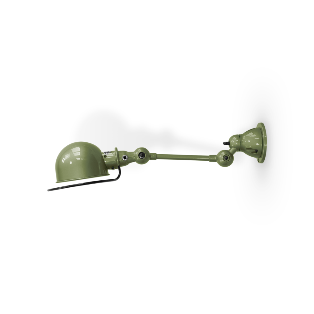 Loft D2501 væglampe fra Jieldé - Olive green / Blank