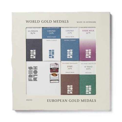 Friis-Holm Selection World Gold Winners, 6 x 25 g.