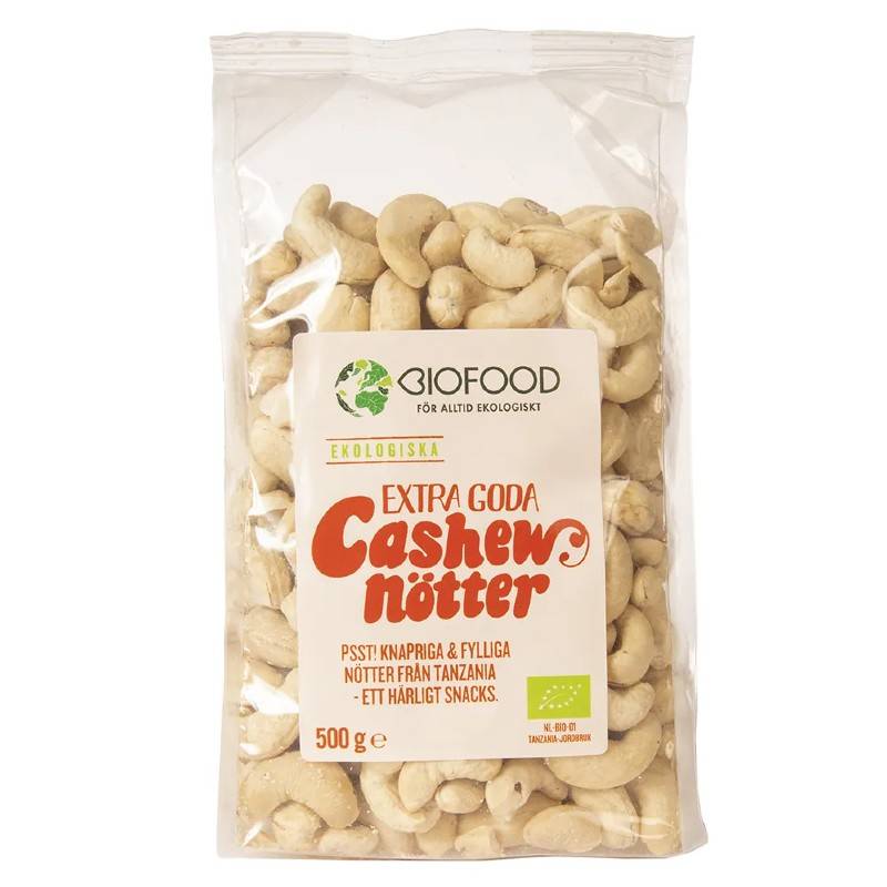 BIOFOOD EXTRA GODA CASHEWNÖTTER eko