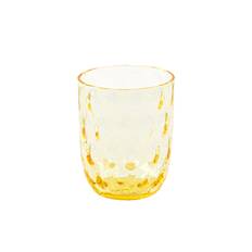 Danish Summer Glas Big Drops - Yellow - H 9 x D 7 cm - 25 cl