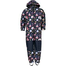 VRS børne softshell heldragt str. 92 - blå (På lager i varehus)